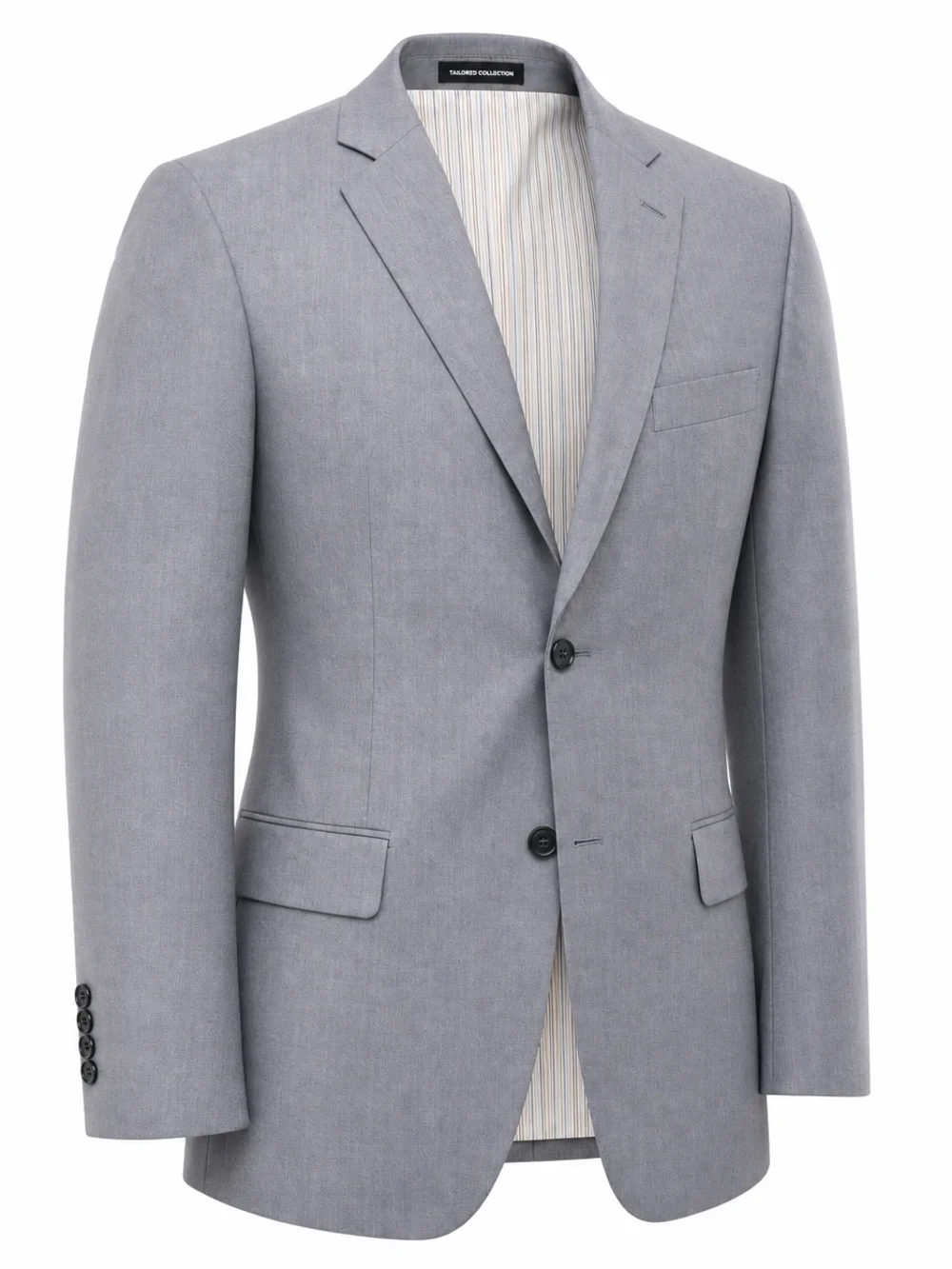 Stafford Tailored Collection Gray Blazer Jacket Size 42R